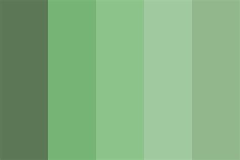 paleta de verde